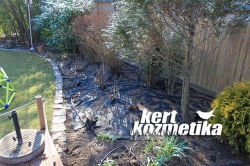 Növényágyások geotextil takarása (17)